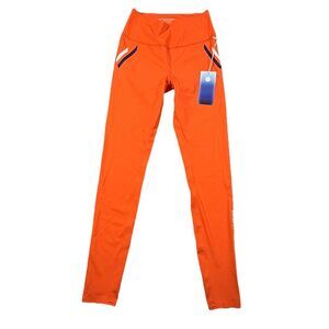 Outerknown Women's Leggings XS Orange Pull On‎ Athletic 2691007 NWT $128